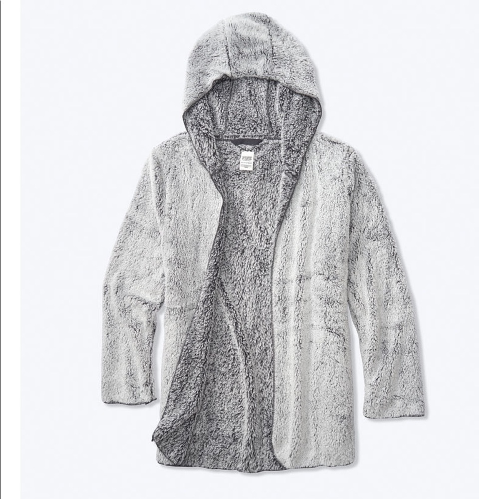 PINK brand - Grey Teddy Cardigan